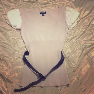 Bebe top with belt